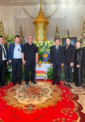 ดร.ทวีเกียรติ รองสวัสดิ์ นำทีมพัฒนาประกันสังคม ร่วมเป็นประธานพิธีสวดอภิธรรมศพ “พล.ต.ท.ชัจจ์ กุลดิลก” คืนสุดท้าย เพื่อร่วมไว้อาลัย