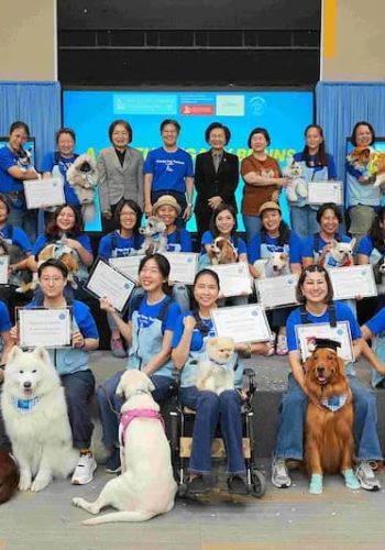 เปิดความสำเร็จ โครงการสุนัขนักบำบัดไทย สร้างผลงาน “ฮีลใจ-ฮีลกาย” วงการบำบัด พร้อมผลักดันทีมสุนัขนักบำบัดรุ่น 2-3 ออกทำประโยชน์แก่สังคม-ผู้ป่วยกลุ่มต่างๆ